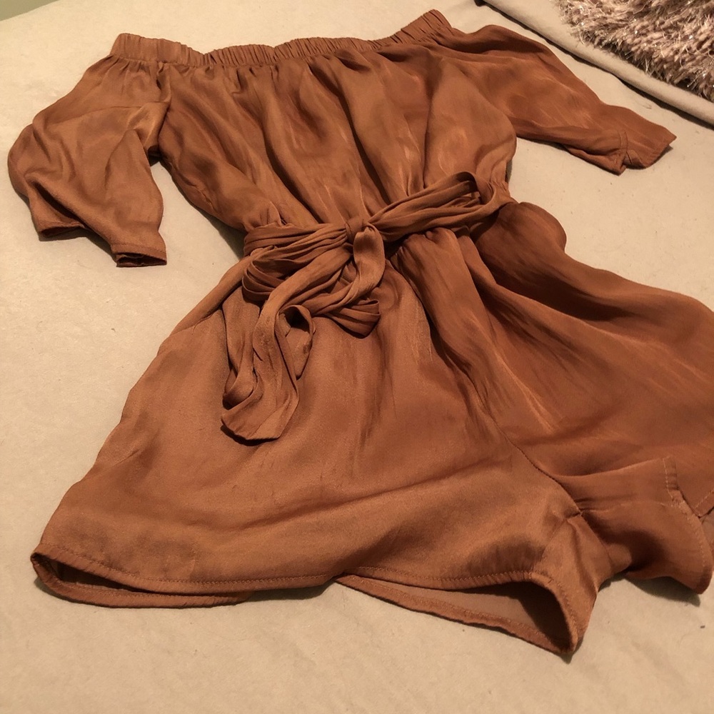 Satin romper